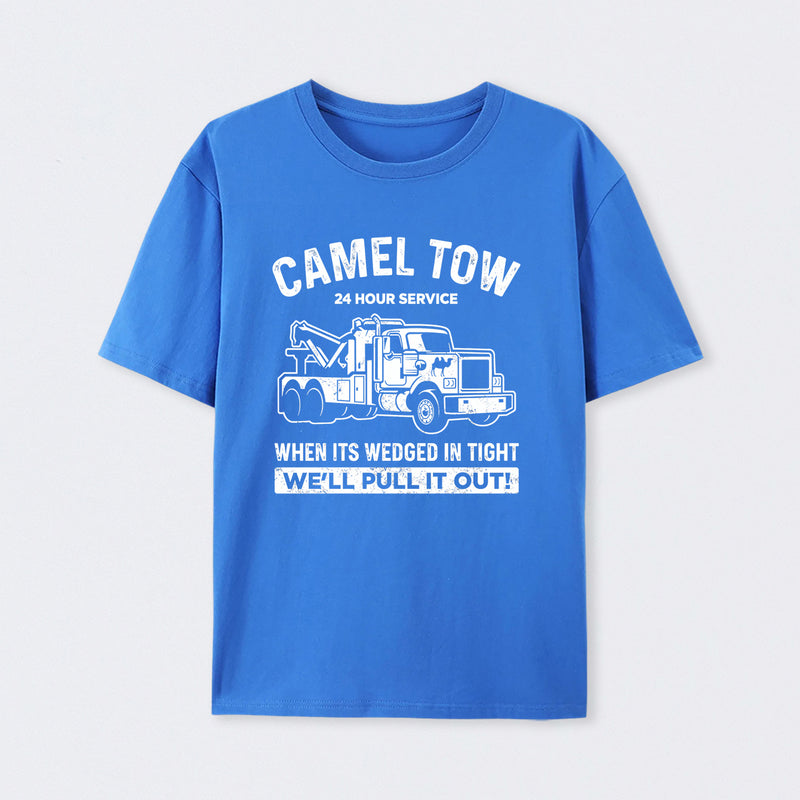 Camel Towing Print T-Shirt