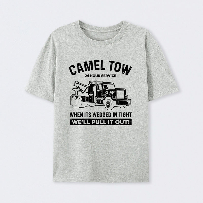 Camel Towing Print T-Shirt