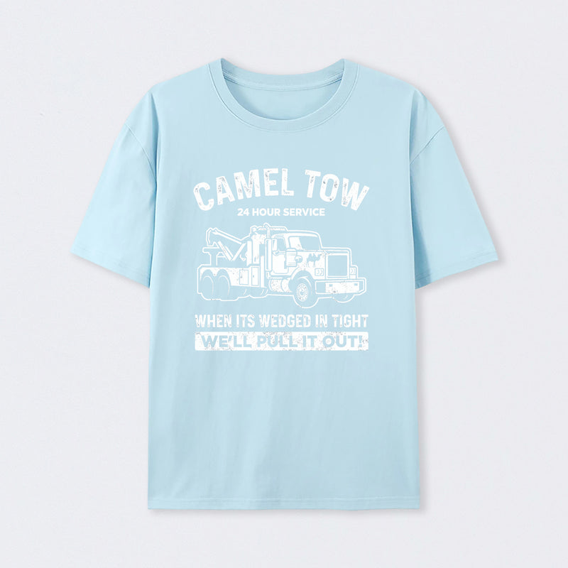Camel Towing Print T-Shirt