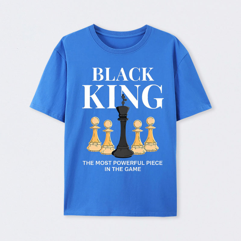 The Most Powerful Piece Chess King Print T-Shirt