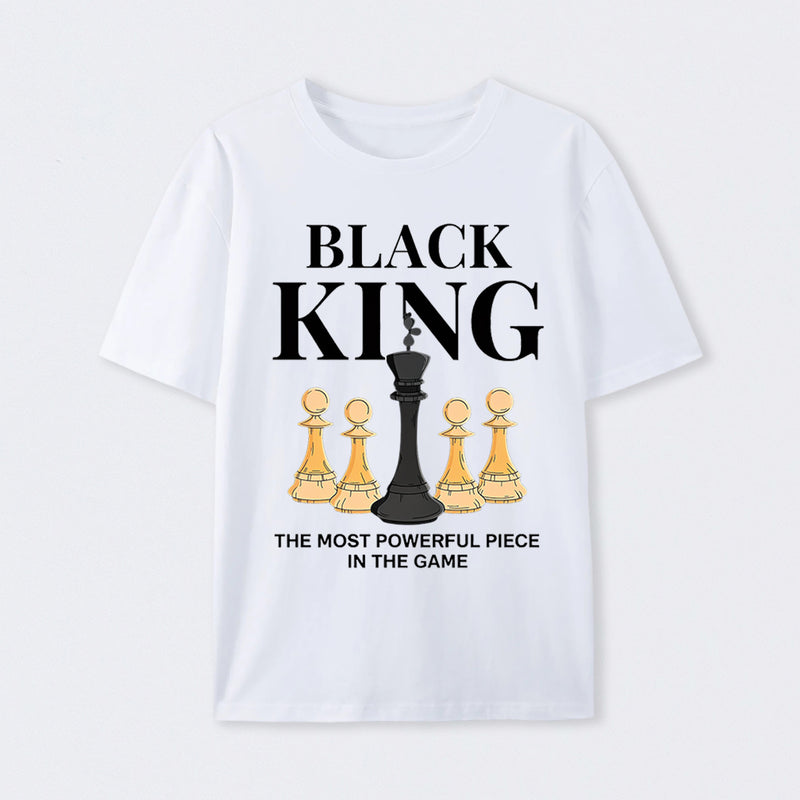 The Most Powerful Piece Chess King Print T-Shirt