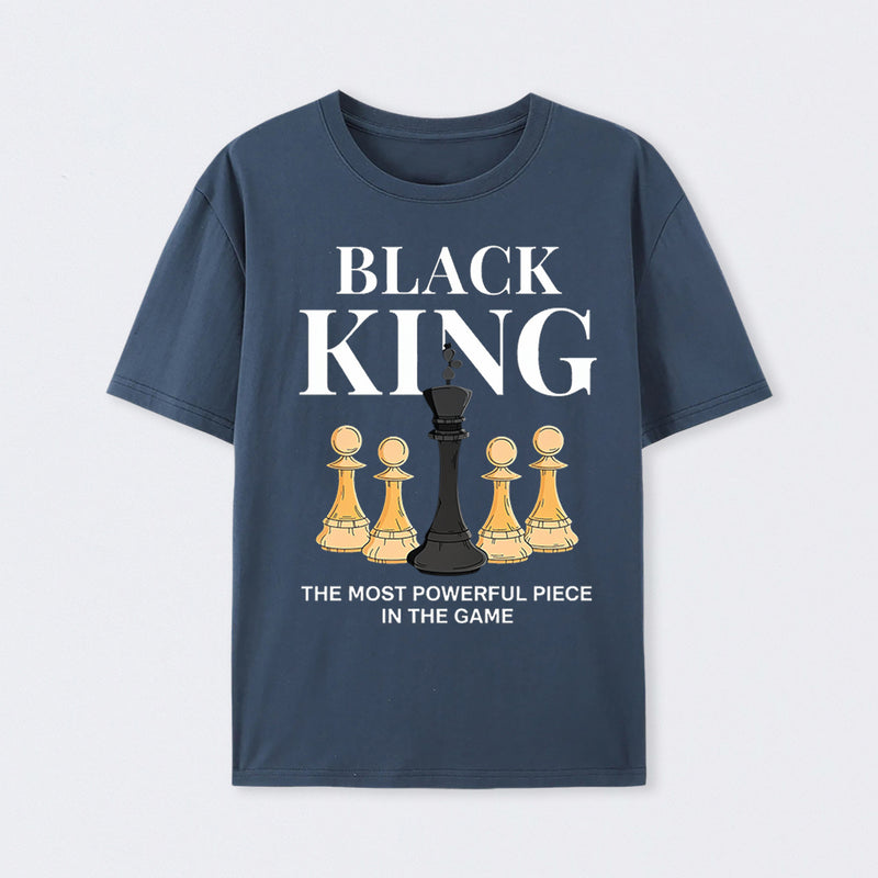 The Most Powerful Piece Chess King Print T-Shirt