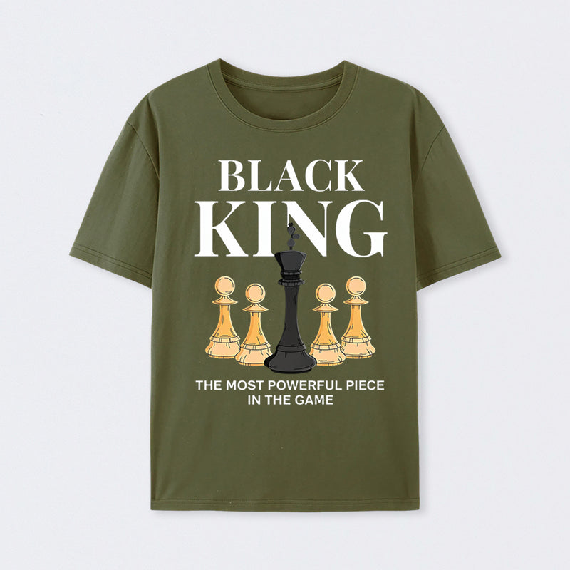The Most Powerful Piece Chess King Print T-Shirt