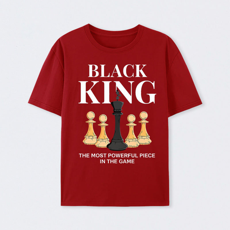 The Most Powerful Piece Chess King Print T-Shirt