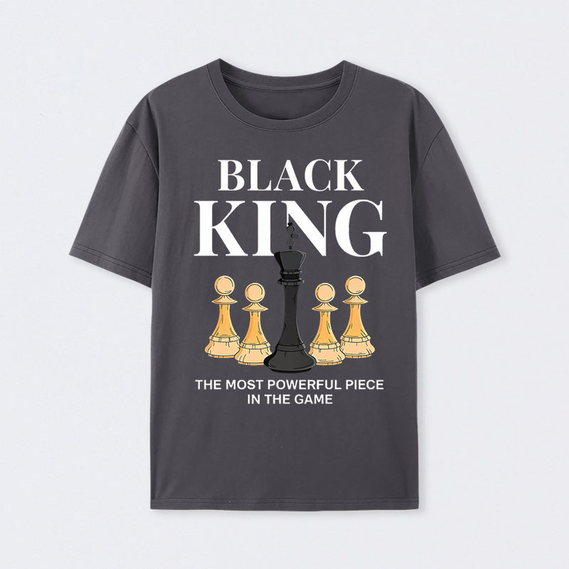 The Most Powerful Piece Chess King Print T-Shirt