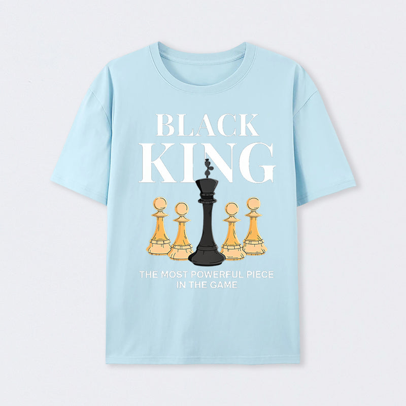 The Most Powerful Piece Chess King Print T-Shirt