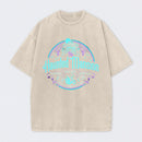 Haunted Mansion Gothic Horror House Ghosts Halloween Washed T-Shirt