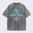 Haunted Mansion Gothic Horror House Ghosts Halloween Washed T-Shirt