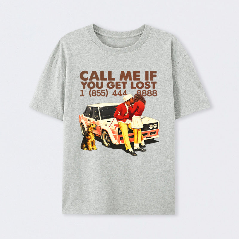 Vintage Pop Culture Call Me if You Get Lost T-Shirt