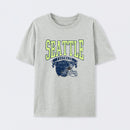 Vintage Football Hometown Team Print T-Shirt