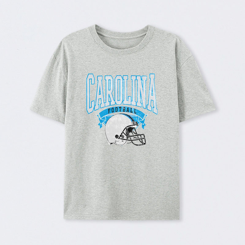 Vintage Football Hometown Team Print T-Shirt