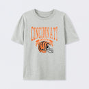 Vintage Football Hometown Team Print T-Shirt