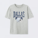 Vintage Football Hometown Team Print T-Shirt