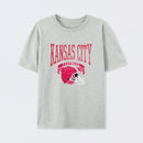 Vintage Football Hometown Team Print T-Shirt