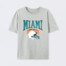 Vintage Football Hometown Team Print T-Shirt