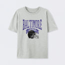 Vintage Football Hometown Team Print T-Shirt