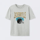Vintage Football Hometown Team Print T-Shirt