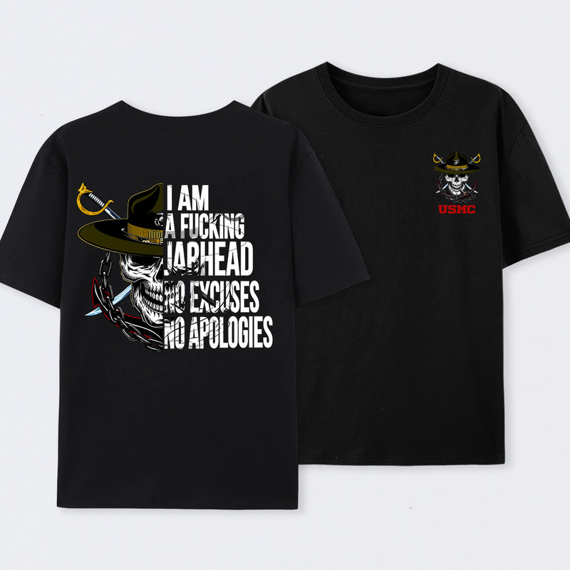 American Guardian USMC Jarhead Skull T-Shirt