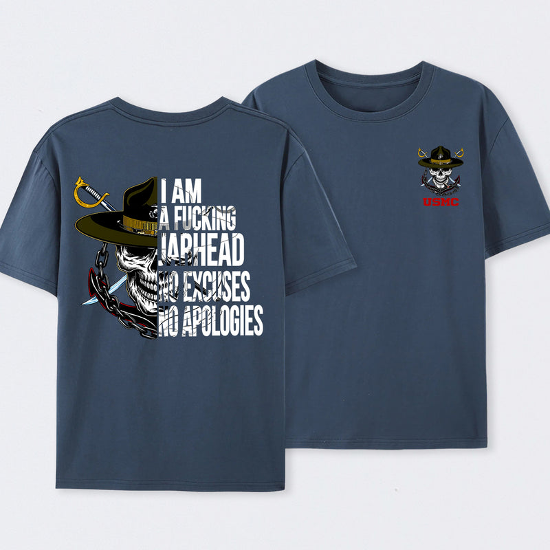American Guardian USMC Jarhead Skull T-Shirt