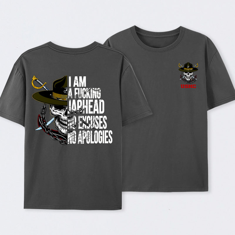 American Guardian USMC Jarhead Skull T-Shirt