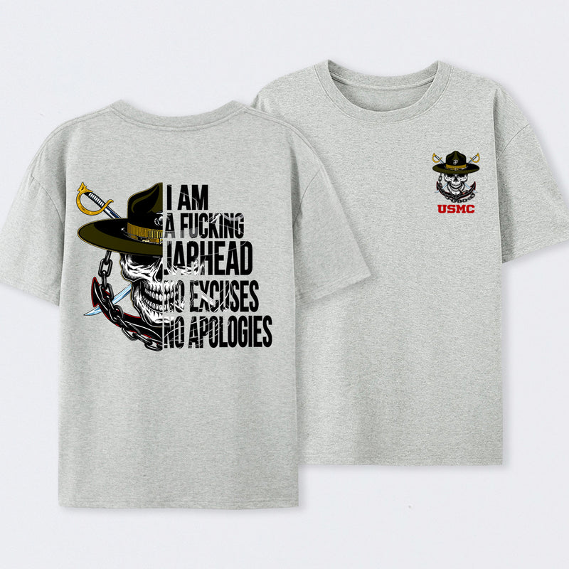 American Guardian USMC Jarhead Skull T-Shirt