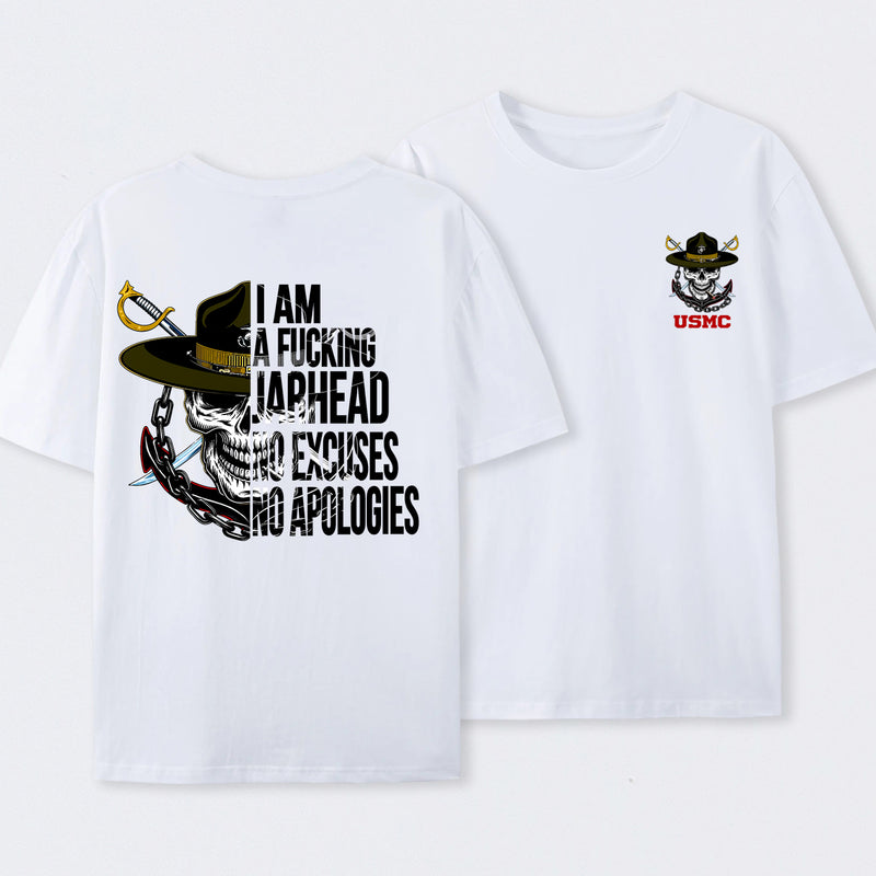 American Guardian USMC Jarhead Skull T-Shirt