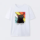 Fun Brother And Cat Emoji Patterns T-Shirt
