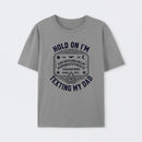 Hold On I'm Texting My Dad Ouija Board Retro Father Day T-Shirt