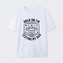 Hold On I'm Texting My Dad Ouija Board Retro Father Day T-Shirt