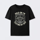 Hold On I'm Texting My Dad Ouija Board Retro Father Day T-Shirt