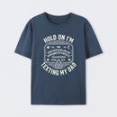 Hold On I'm Texting My Dad Ouija Board Retro Father Day T-Shirt