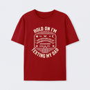 Hold On I'm Texting My Dad Ouija Board Retro Father Day T-Shirt