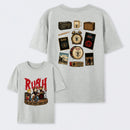 Rush Inspired Vintage Rock Band Graphic T-Shirt