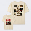 Rush Inspired Vintage Rock Band Graphic T-Shirt
