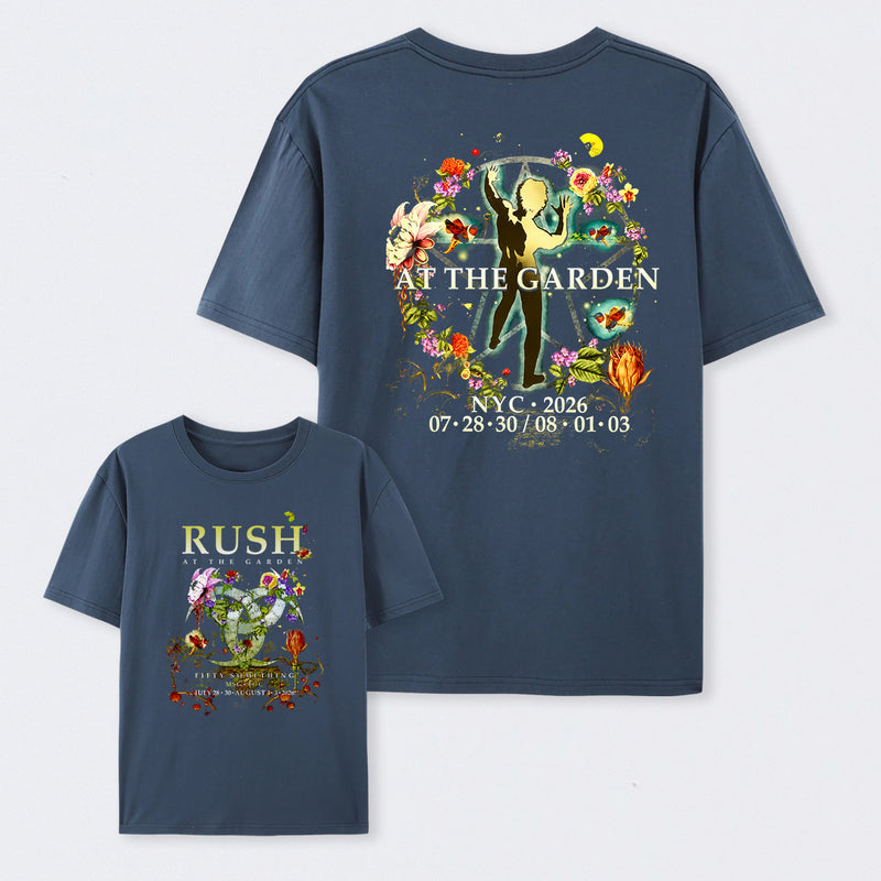 Rush At The Garden 2026 Tour Fifty Something MSG NYC Concert T-Shirt