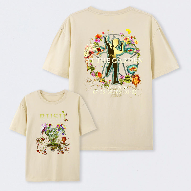Rush At The Garden 2026 Tour Fifty Something MSG NYC Concert T-Shirt