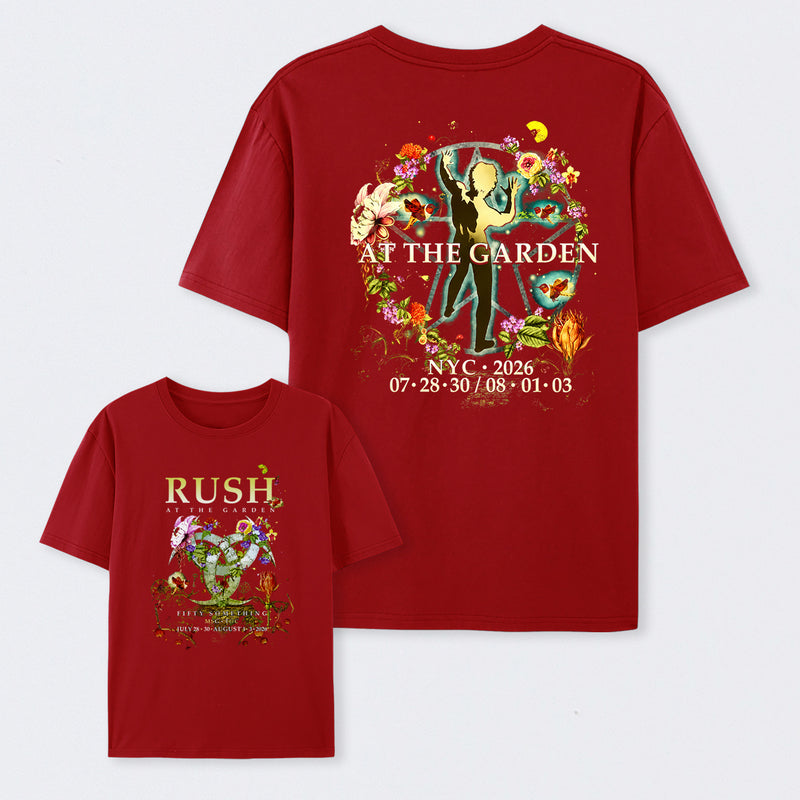 Rush At The Garden 2026 Tour Fifty Something MSG NYC Concert T-Shirt