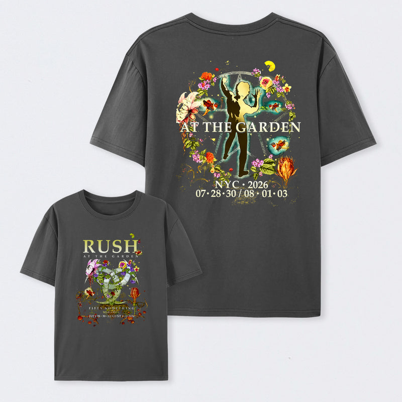 Rush At The Garden 2026 Tour Fifty Something MSG NYC Concert T-Shirt