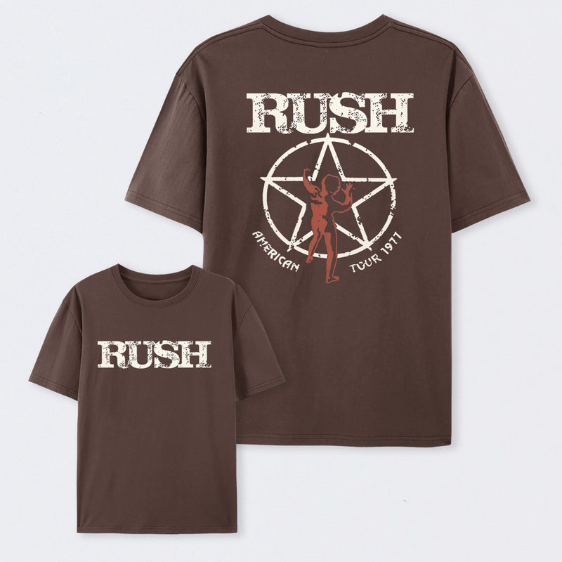 Rush 50 North America 2026 Tour Unisex Rock-Themed T-Shirt