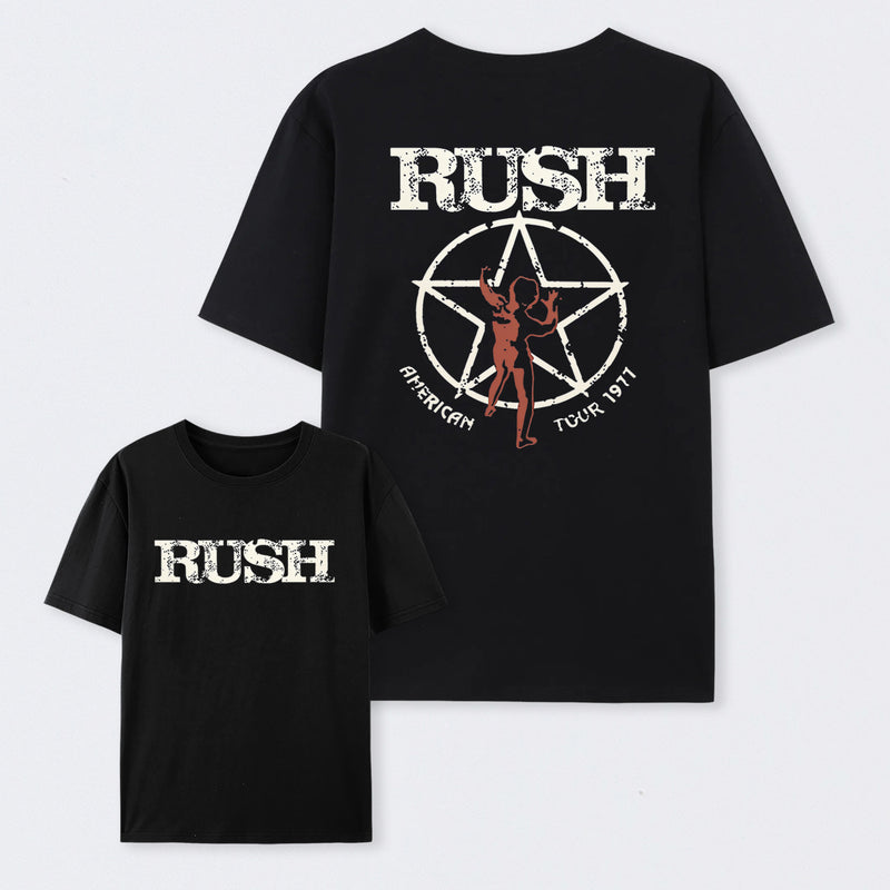 Rush 50 North America 2026 Tour Unisex Rock-Themed T-Shirt