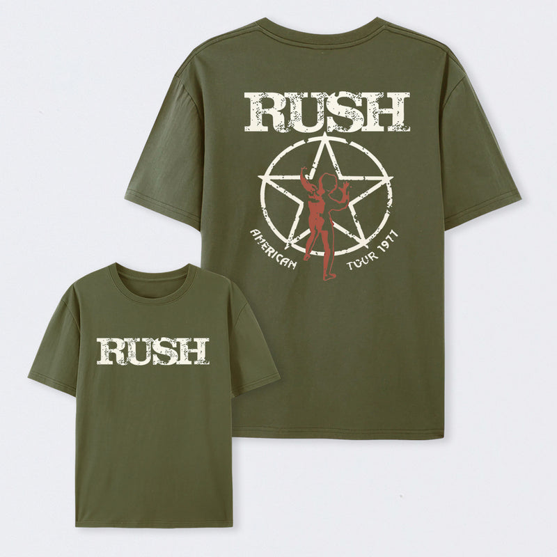 Rush 50 North America 2026 Tour Unisex Rock-Themed T-Shirt