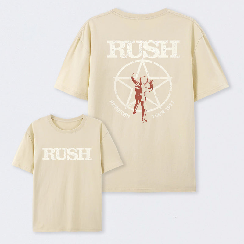 Rush 50 North America 2026 Tour Unisex Rock-Themed T-Shirt