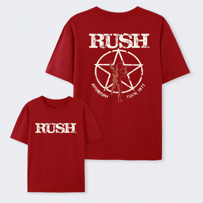 Rush 50 North America 2026 Tour Unisex Rock-Themed T-Shirt