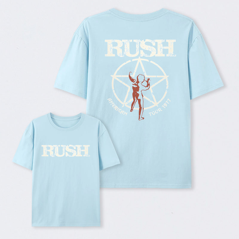 Rush 50 North America 2026 Tour Unisex Rock-Themed T-Shirt