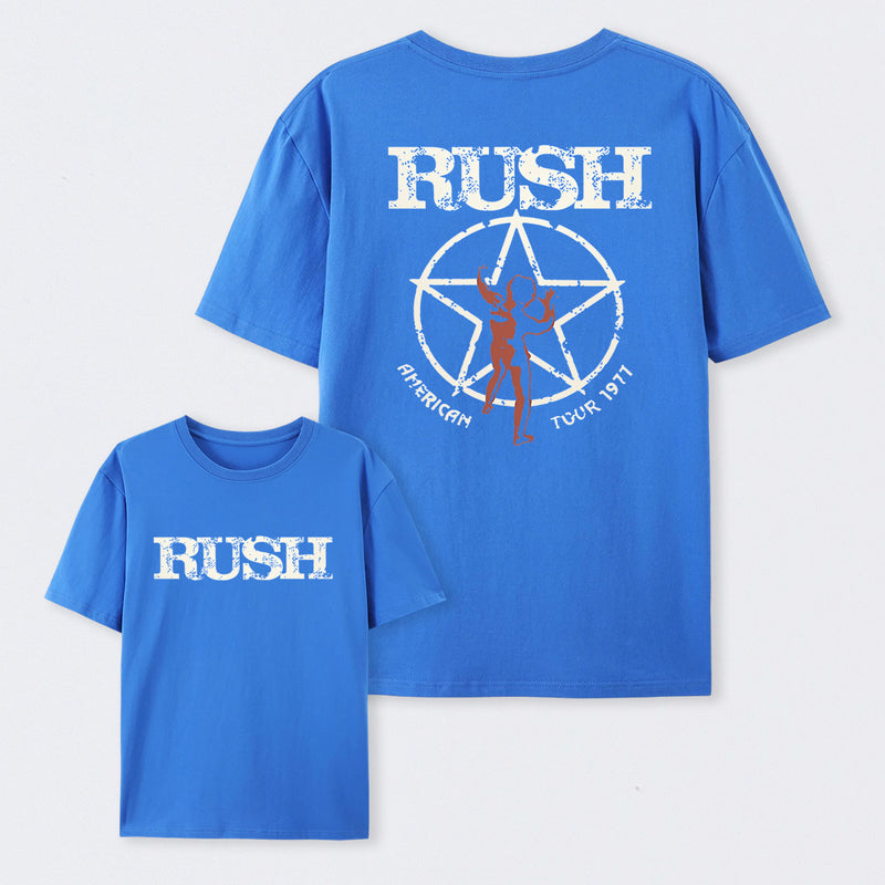 Rush 50 North America 2026 Tour Unisex Rock-Themed T-Shirt