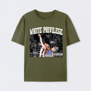 White Privilege Graphic Funny Basketball Meme T-Shirt