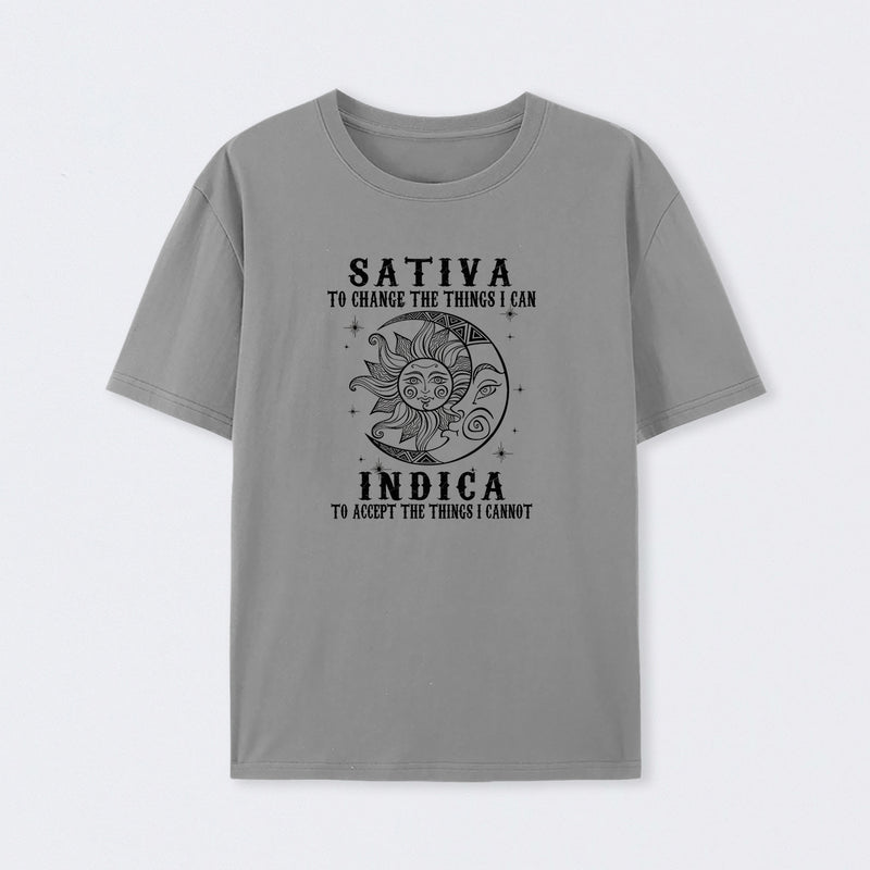 Sativa Indica Graphic Streetwear T-Shirt