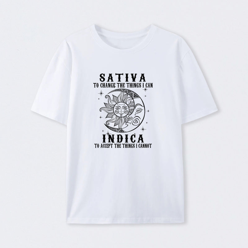 Sativa Indica Graphic Streetwear T-Shirt