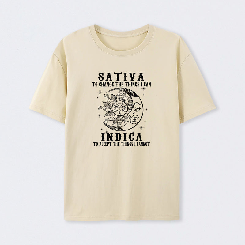 Sativa Indica Graphic Streetwear T-Shirt