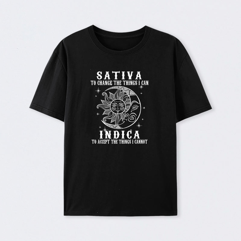 Sativa Indica Graphic Streetwear T-Shirt
